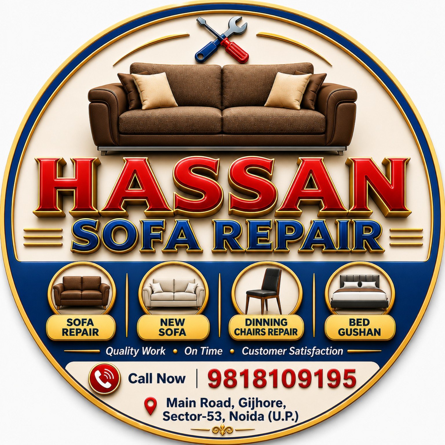 Hassan Sofa Repair Logo
